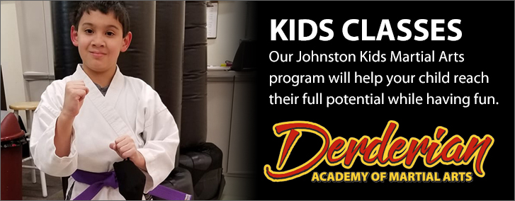 Kids Martial Arts Derderian Academy website